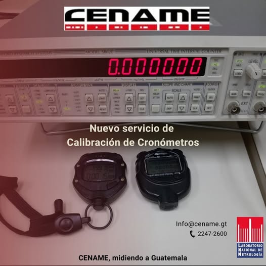 Nuevo servicio de calibración de cronómetros