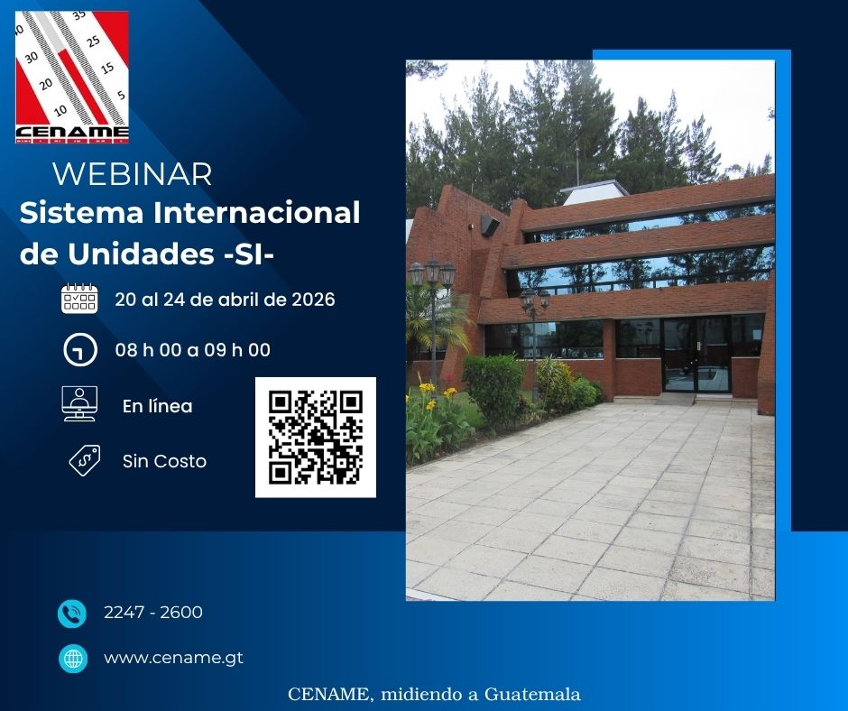 Webinar Sistema Internacional de Unidades SI